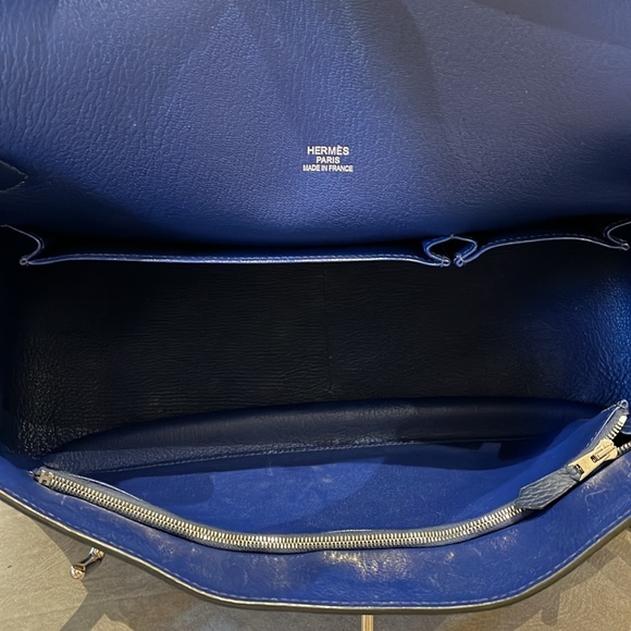 HERMÈS Authentic Jypsiere Bag with Palladium Hardware - Picture 8 of 12